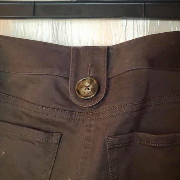 Talbots Stretch Dark Brown Pants Size 4 - Picture 3 of 8
